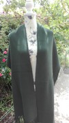 Scialle in cotone cavo verde bosco