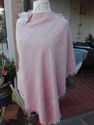 Mantellina in cotone rosa